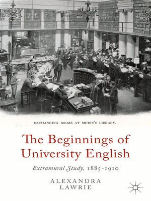 cover image of The Beginnings of University English